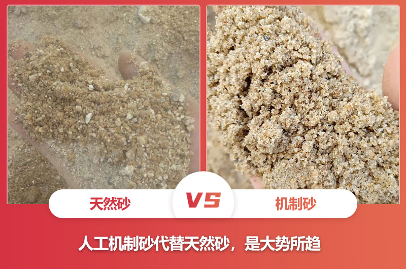 機(jī)制砂與河沙圖片對(duì)比