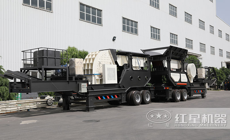 小型汽車式流動石子粉碎機(jī)