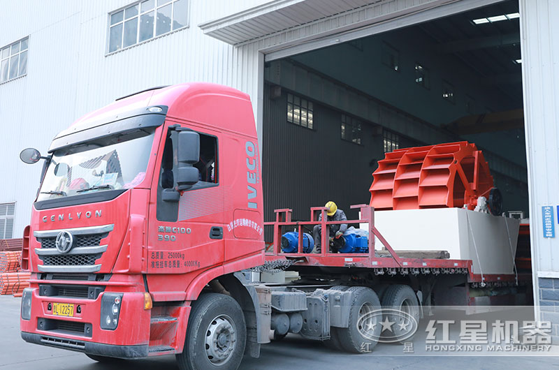 水洗沙機(jī)準(zhǔn)備出廠發(fā)貨，運(yùn)往安徽合肥